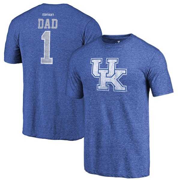 Kentucky Wildcats Fanatics Branded Royal Greatest Dad Tri Blend T-Shirt,We sell and wholesale Kentucky Wildcats Fanatics Branded Royal Greatest Dad Tri Blend T-Shirt on line form chian!